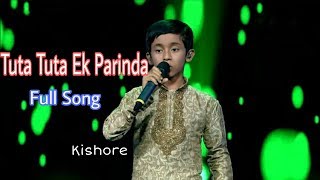 Tuta Tuta Ek Parinda  Cover Kishore  Kailash Kher  Super Singer Junior 2019 [upl. by Ayekat]