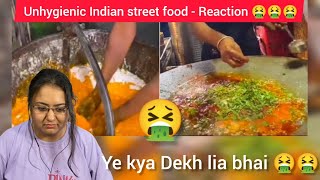 Most unhygienic street food in India  Reaction  AnushkaReacts [upl. by Anaeg]