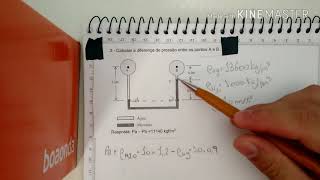 Mecânica dos Fluidos exercícios de manometria [upl. by Klapp]
