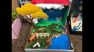 2nd Grade Science Diorama Project  Habitat of Animals [upl. by Don115]