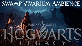 Hogwarts Legacy  Swamp Vivarium Ambience Music Bats Insect Sounds [upl. by Maxie]