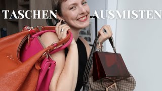 TaschenKollektion ausmisten 👛 Céline Prada JWAnderson DIYTaschen und mehr [upl. by Malinde]