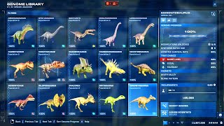 Jurassic World Evolution 2  ALL DINOSAURS UNLOCK LOCATIONS [upl. by Anglo131]