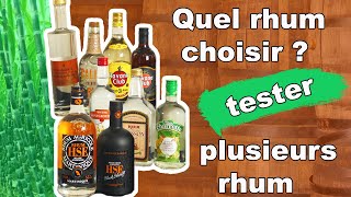 Quel rhum choisir pour un rhum arrangé  Tester plusieurs rhums  RhumArrangé 1 [upl. by Eelloh]