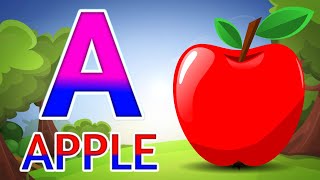 A for Apple  अ से अनार  Learn ABCD with Phonics Song  English Varnmala for Kids [upl. by Gainer682]