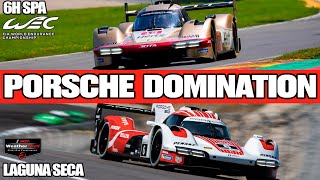 How PORSCHE DOMINATED WEC amp IMSA at 6H Spa and Laguna Seca respectly 2024 [upl. by Krystin741]