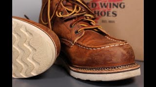 SIZING amp BREAK IN  RED WING quot1907quot Moc Toe Boots [upl. by Tevlev910]