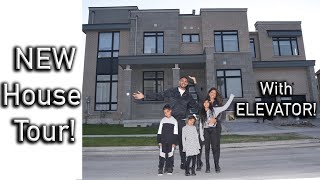 New House With an Elevator Tour  Family Vlog [upl. by Lougheed]