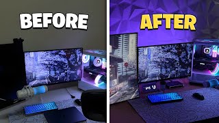 Transforming My Empty Gaming Setup Into My Dream Gaming Setup [upl. by Ajiram]