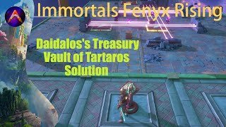 Daidaloss Treasury  Vault of Tartaros Solution Immortals Fenyx Rising [upl. by Elfreda904]