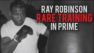 Sugar Ray Robinson RARE Training In Prime [upl. by Chrissie]