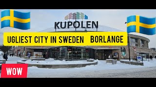 Walking tour IN Borlänge UGLIEST Town in SWEDEN [upl. by Yecaw]