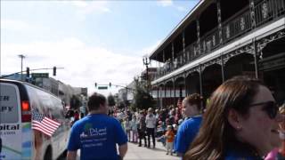 Mardi Gras on Mainstreet Dog Parade Deland Florida [upl. by Jolda]