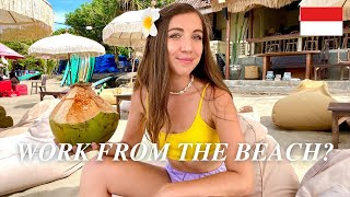 Realistic days in Seminyak BALI 🇲🇨​ Beach clubs and work vlog [upl. by Assillim]