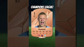 Could Manchester City win the Champions league with a 1 rated Erling Haaland FC 25 [upl. by Hgielar]