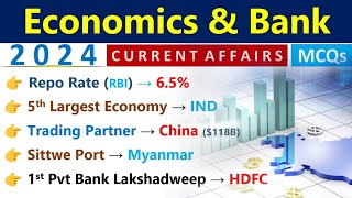 Economics amp Banking Current Affairs 2024  Economics amp Banking 2024  Current Affairs 2024 [upl. by Budde]