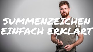 Summenzeichen Einfach Erklärt [upl. by Ortensia]