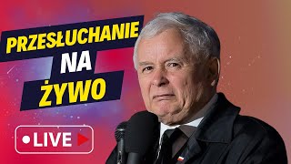 Jarosław Kaczyński zeznaje na komisji śledczej  posłowie Gosek i Ozdoba wykluczeni  na żywo [upl. by Ecilef]