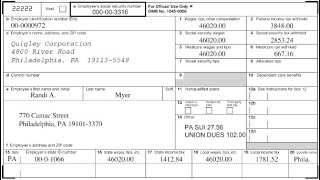 Chapter 4 Payroll W2 Creation [upl. by Nerrawed]