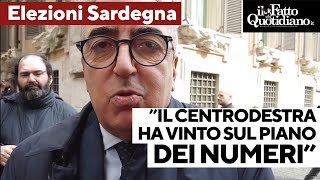 Elezioni in Sardegna la destra perde ma lanalisi del voto è surreale quotVinto sul piano dei numeriquot [upl. by Neerihs]