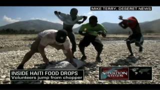 Inside Haiti food drops [upl. by Haag]