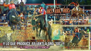 LO QUE PRODUCE JULIANTLA GRO quotGOquot  16 TOROS  CAYÓ MASCOTA  Destructores En La Estancia Gto 2023 [upl. by Fronnia460]