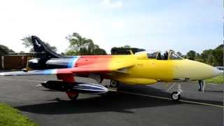 Hunter Aircraft Miss Demeanour RAF St Athan 23 Jun 12 [upl. by Philippa]