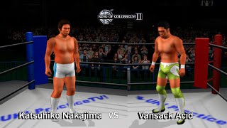 King of Colosseum II  Katsuhiko Nakajima vs Vansack Acid [upl. by Franklyn]