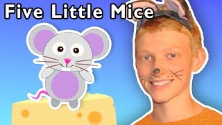 Five Little Mice  More  Mother Goose Club Playhouse Songs amp Rhymes [upl. by Euseibbob72]