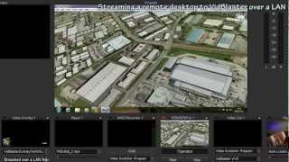 Streaming a remote desktop into VidBlaster [upl. by Ecinahs]