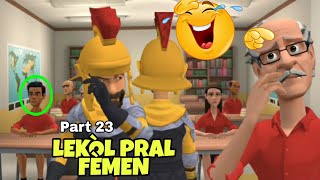 Lekòl Pral Fèmen 😂 Part 23  Inbeslin Kraze Resitasyon Sa Plat Kiko Pral Fè Lekti 😂😆😂😆 [upl. by Alysia286]