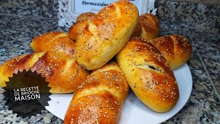 brioche  la recette de brioche maison 🥐 جبت ليك هاد بريوش غادين ينفعوك مع وليداتك🏫 [upl. by Arimat826]