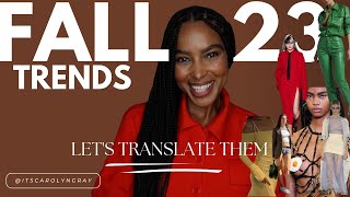 FALL 23 FASHION TRENDS TRANSLATED [upl. by Dorette]