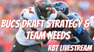 Buccaneers Draft Strategy amp Team Needs Real Bucs Talk Livestream [upl. by Sices]