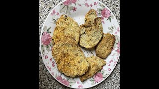 Berenjenas crujientes en airfryer o en freidoradeaire receta saludable y deliciosa [upl. by Jahdiel847]