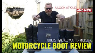 Altberg Hogg Microlite Motorcycle Boots Review [upl. by Dimmick]