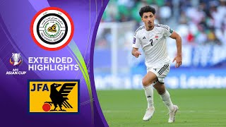 Iraq vs Japan Extended Highlights  AFC Asian Cup  CBS Sports Golazo [upl. by Noelopan]