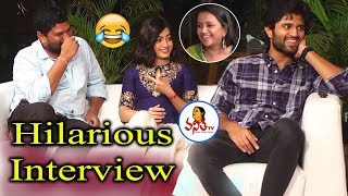 Geetha Govindam Team Hilarious Interview  Vijay DeverakondaRashmika Parasuram  Vanitha TV [upl. by Methuselah146]