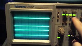 Testing out a used Tektronix 2465A [upl. by Effie]