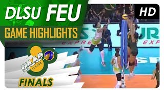 UAAP 80 WV Finals Game One DLSU vs FEU  Game Highlights  April 28 2018 [upl. by Surat]