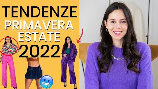 Le 16 TENDENZE top per la primavera estate 2022  Moda amp trend [upl. by Nord696]