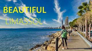 LIMASSOL CYPRUS NEW Beautiful Walking Tour 4K UHD [upl. by Anitap]