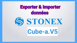 Stonex cubeaV5 Export and Import txt and dxf data [upl. by Nuahsyd181]