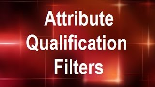 MicroStrategy  Attribute Qualification Filters  Online Training Video by MicroRooster [upl. by Fraser]