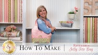 How to Make a Reversible Jelly Roll Bag  A Shabby Fabrics Sewing Tutorial [upl. by Amol]