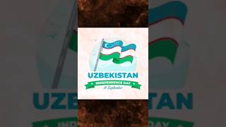 Happy Uzbekistan Independence Day 🇺🇿 🇺🇿 🇺🇿 uzbekistan uzbek independenceday [upl. by Lidda]