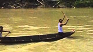 Perlombaan dayung sampan tradisional Sungai Wampu [upl. by Shirl]