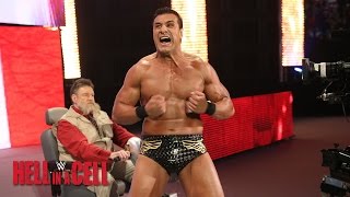 WWE Network Alberto Del Rio returns to WWE to challenge John Cena WWE Hell in a Cell 2015 [upl. by Parsaye]