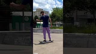 Manobra Longboard Fácil  Fakie No Comply Big Spin shorts youtubeshorts [upl. by Zoila169]