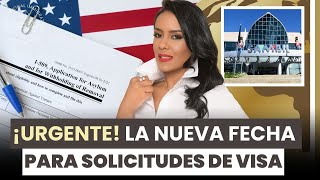 SE ACERCA LA NUEVA FECHA Y CAMBIO DE LUGAR PARA LAS SOLICITUDES DE VISA  CONSULTAS GRATIS EN VIVO 🔴 [upl. by Idnic]